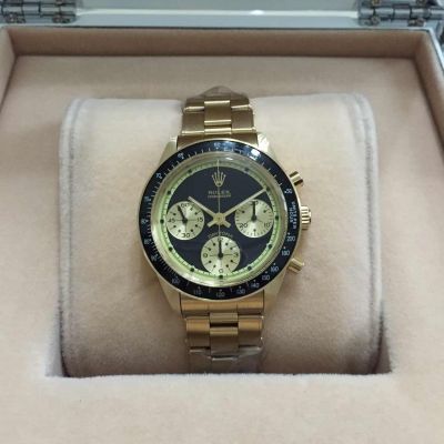 ROLEX 18kt Gold Replica Paul Newman Daytona Swiss 7750 Watch